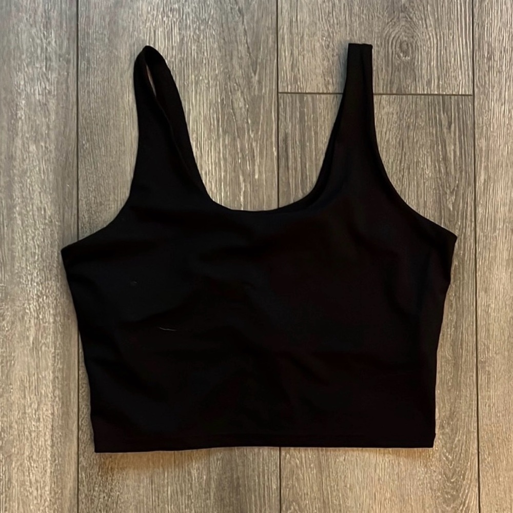 Splits59 Black Athletic Crop Top